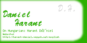 daniel harant business card